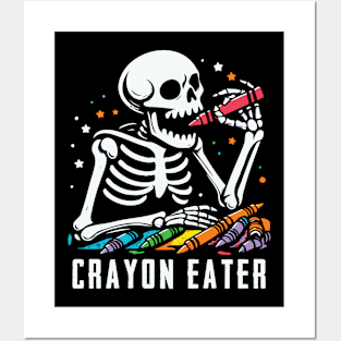 Crayon Eater Funny Style Posters and Art